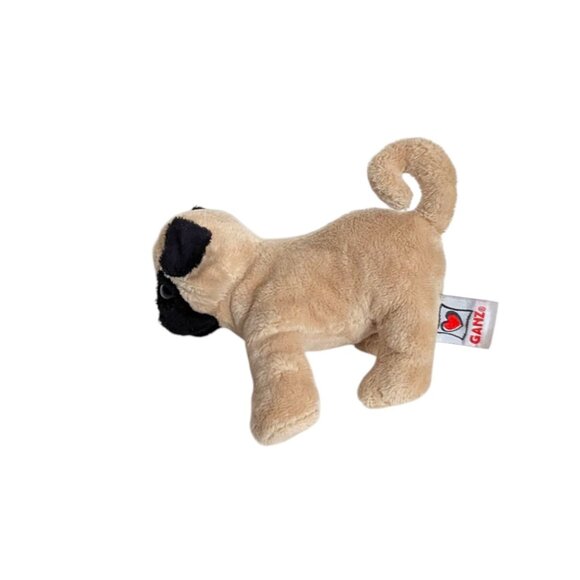 Webkinz Ganz Beige Pug Puppy Dog Plush Stuffed Animal Plush Soft Toy Small - Picture 7 of 8